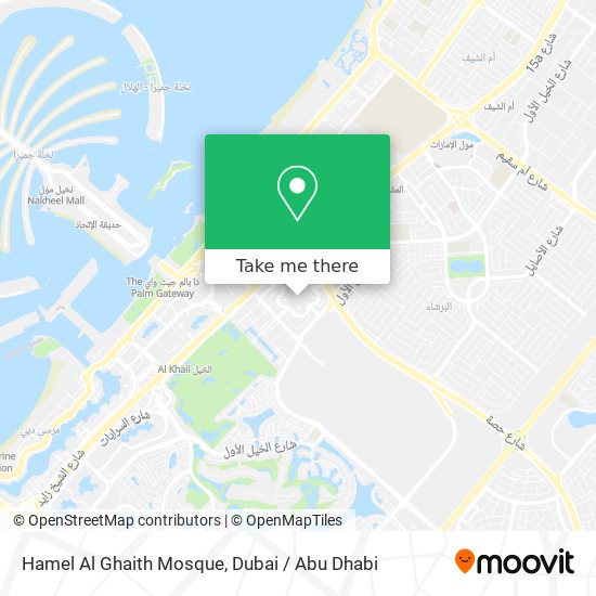 Hamel Al Ghaith Mosque map