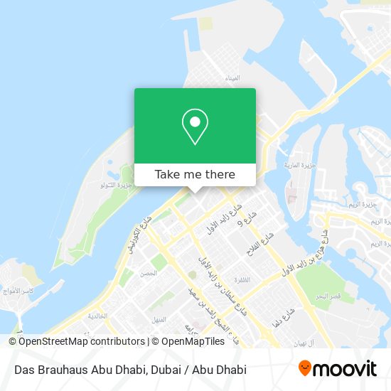 Das Brauhaus Abu Dhabi map