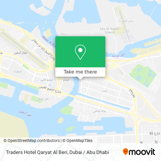 Traders Hotel Qaryat Al Beri map