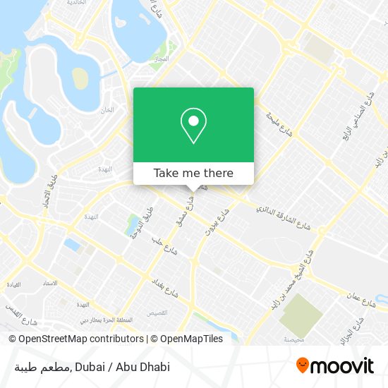 مطعم طيبة map