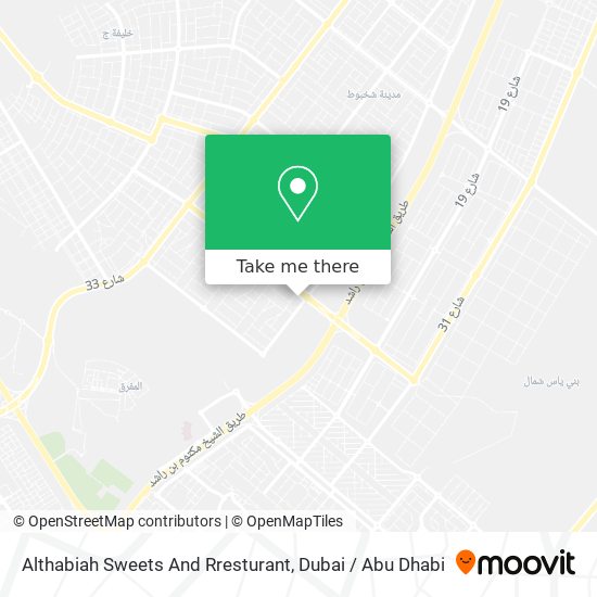 Althabiah Sweets And Rresturant map