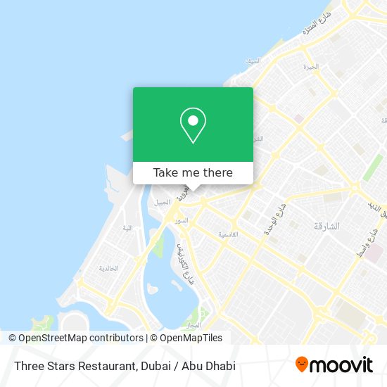 Three Stars Restaurant map