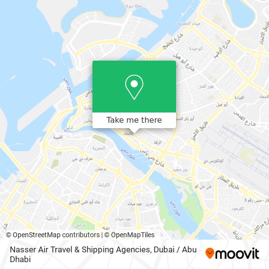 Nasser Air Travel & Shipping Agencies map