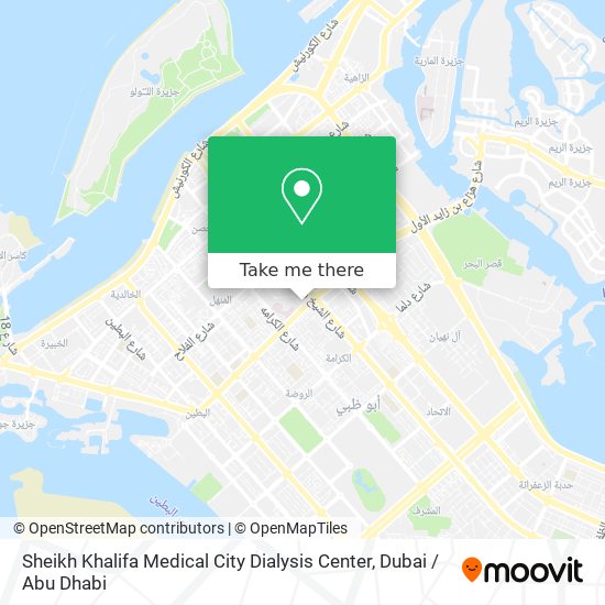 Sheikh Khalifa Medical City Dialysis Center map