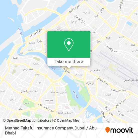 Methaq Takaful Insurance Company map