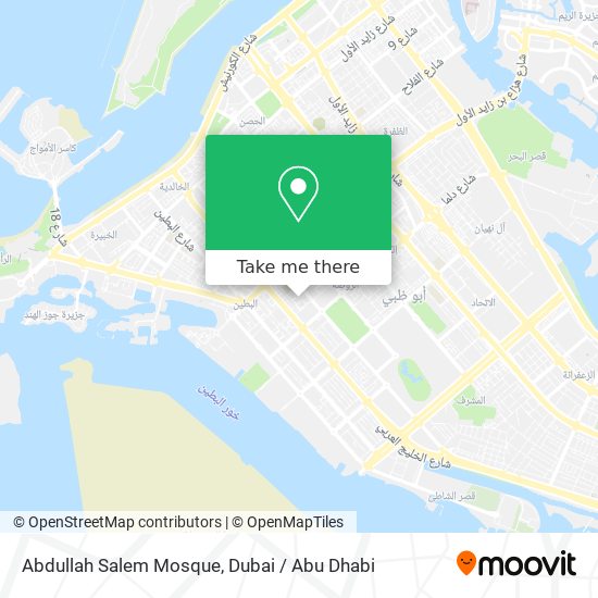 Abdullah Salem Mosque map