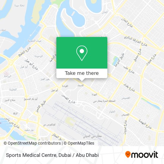 Sports Medical Centre map