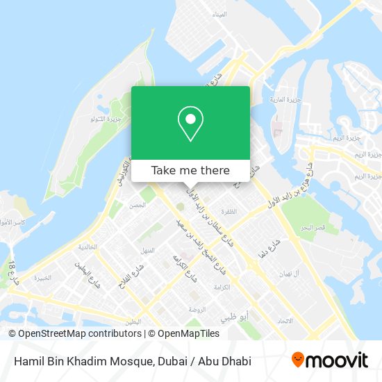 Hamil Bin Khadim Mosque map