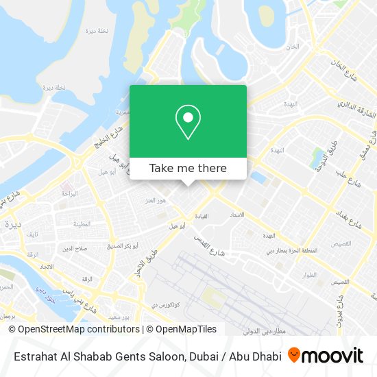 Estrahat Al Shabab Gents Saloon map