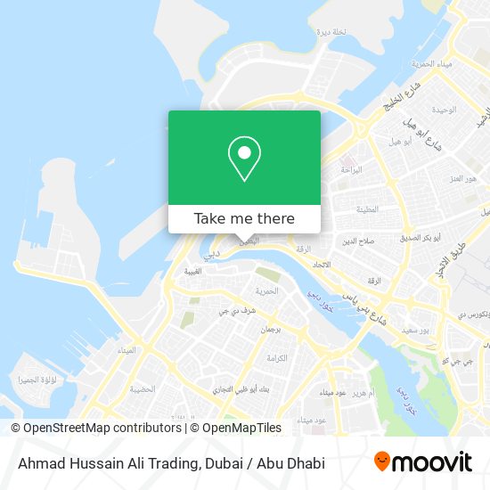 Ahmad Hussain Ali Trading map
