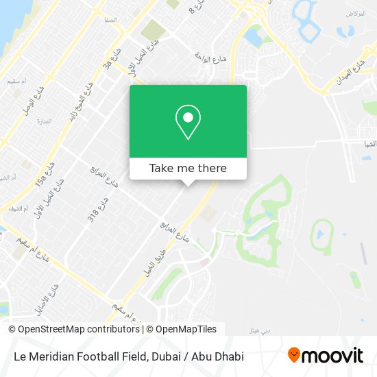 Le Meridian Football Field map