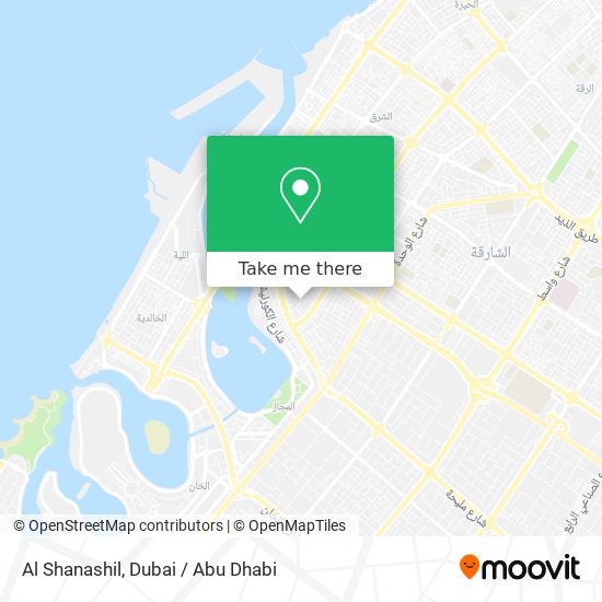 Al Shanashil map