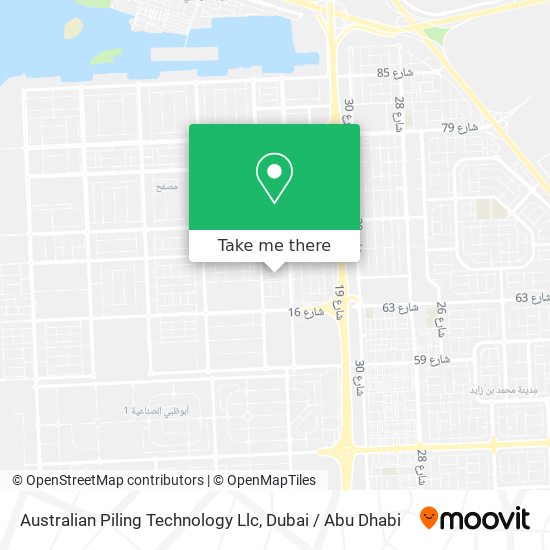 Australian Piling Technology Llc map