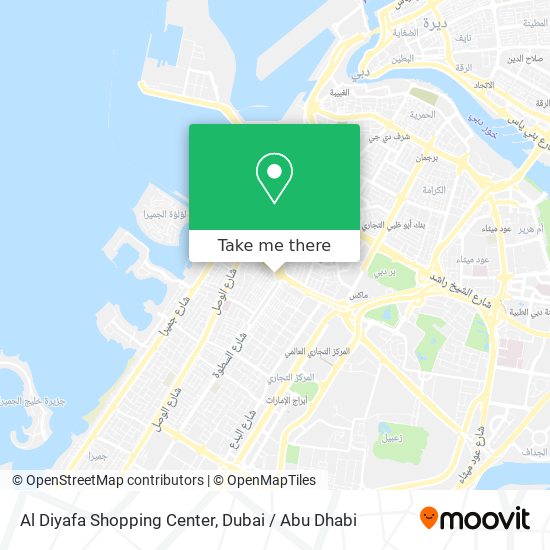 Al Diyafa Shopping Center map