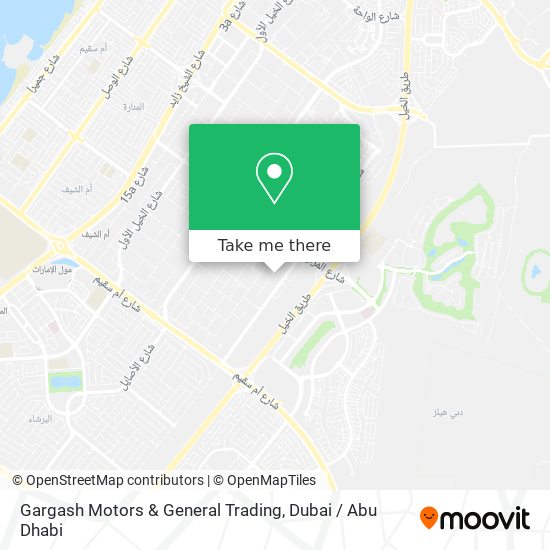 Gargash Motors & General Trading map