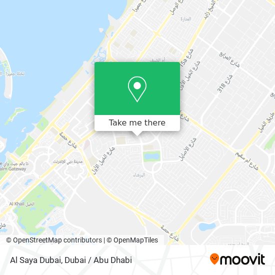 Al Saya Dubai map