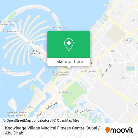 Knowledge Village Medical Fitness Centre map