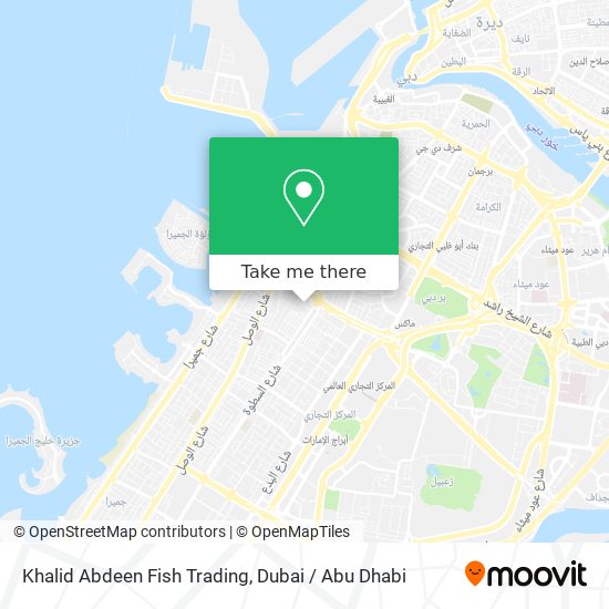 Khalid Abdeen Fish Trading map