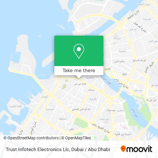 Trust Infotech Electronics Llc map
