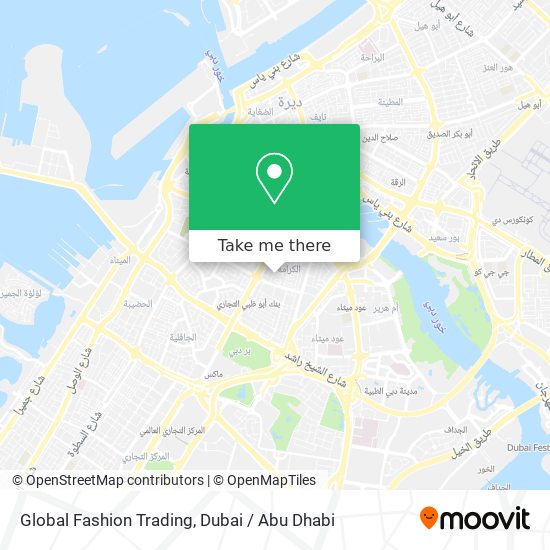 Global Fashion Trading map