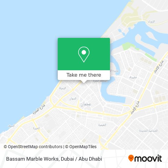 Bassam Marble Works map