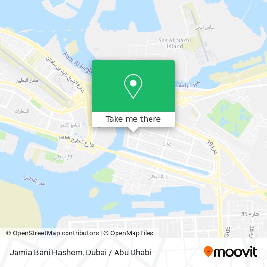 Jamia Bani Hashem map