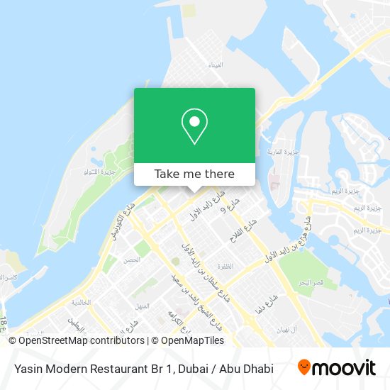 Yasin Modern Restaurant Br 1 map
