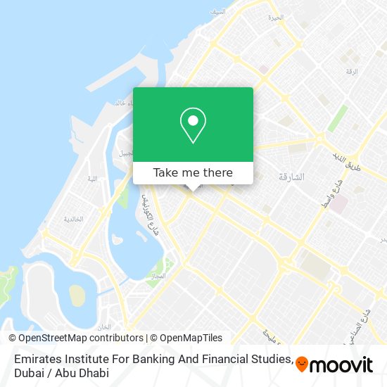 Emirates Institute For Banking And Financial Studies map
