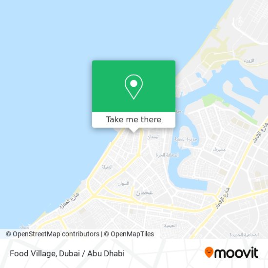 Food Village map