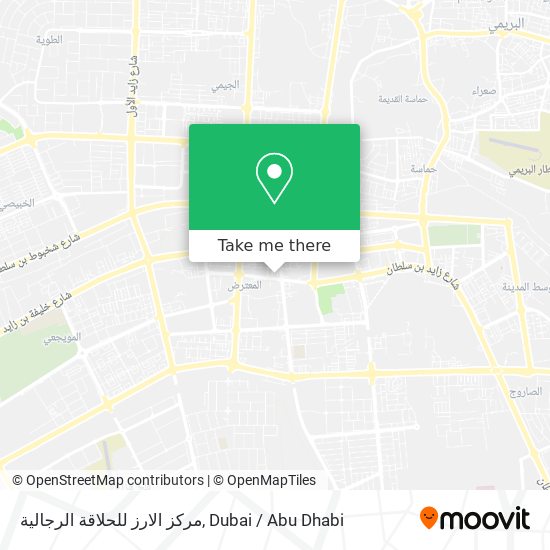 مركز الارز للحلاقة الرجالية map