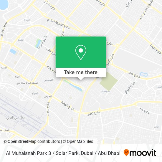 Al Muhaisnah Park 3 / Solar Park map