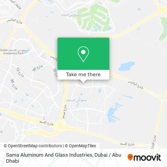 Sama Aluminum And Glass Industries map