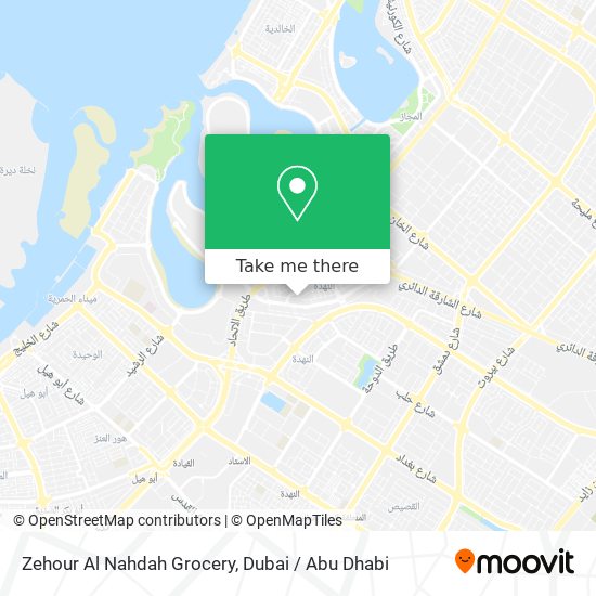 Zehour Al Nahdah Grocery map