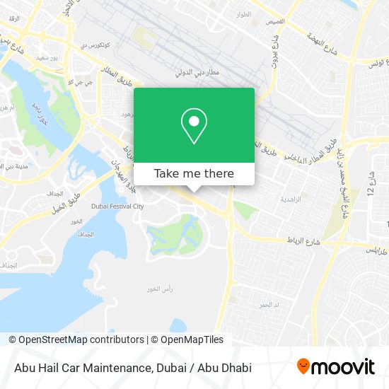 Abu Hail Car Maintenance map