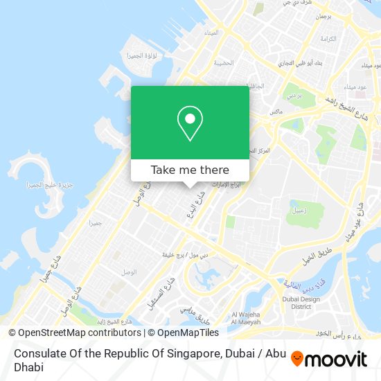 Consulate Of the Republic Of Singapore map
