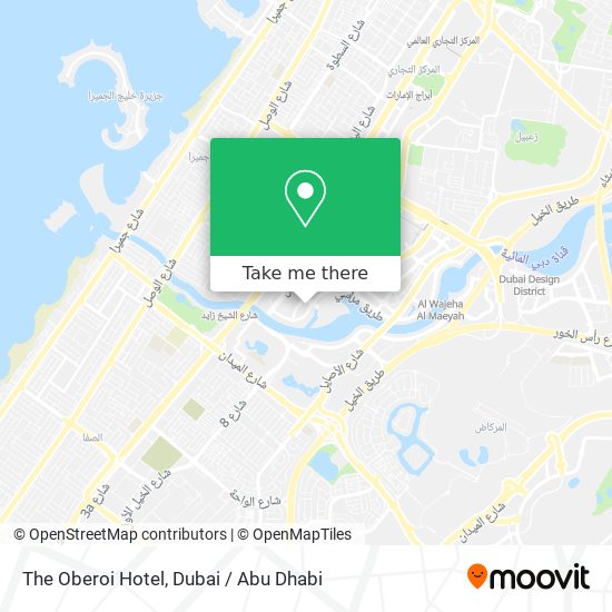 The Oberoi Hotel map