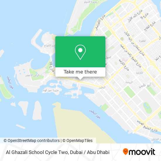 Al Ghazali School Cycle Two map