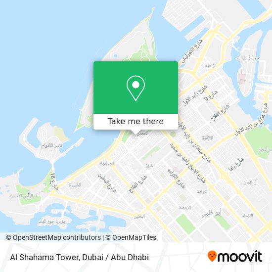 Al Shahama Tower map