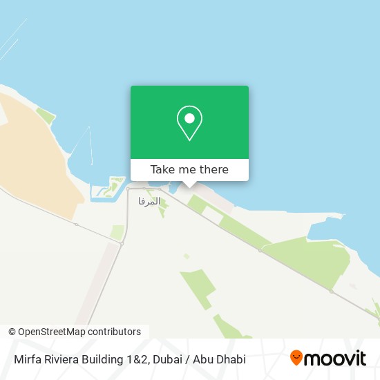Mirfa Riviera Building 1&2 map