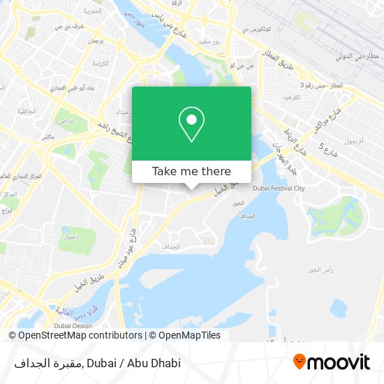 مقبرة الجداف map