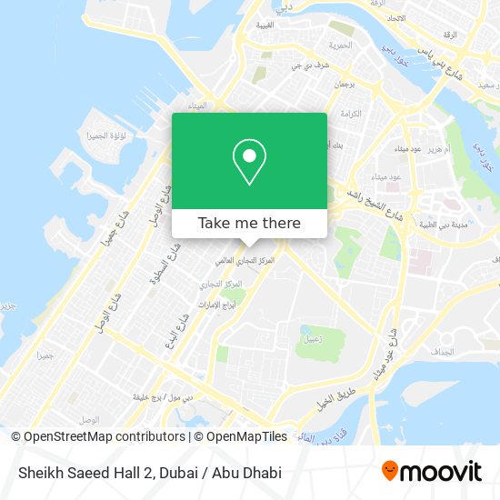 Sheikh Saeed Hall 2 map