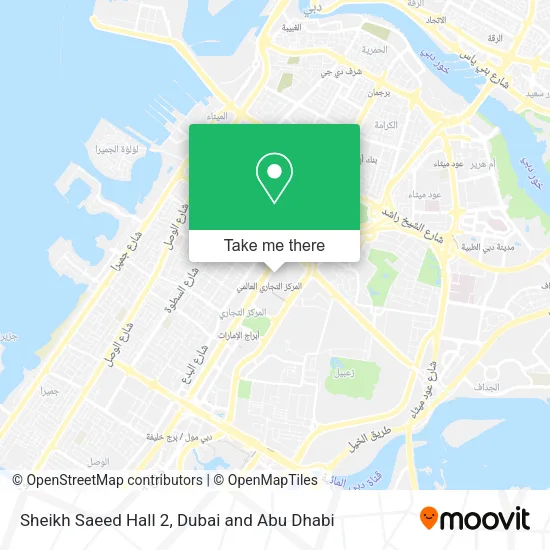 Sheikh Saeed Hall 2 map