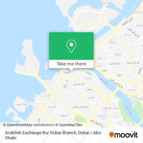 Arablink Exchange Bur Dubai Branch map