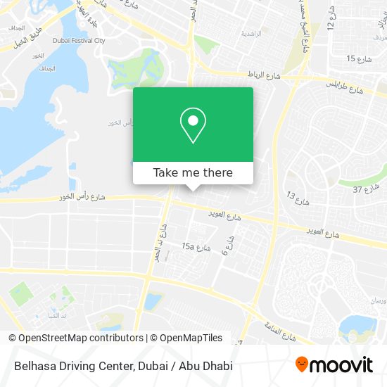 Belhasa Driving Center map