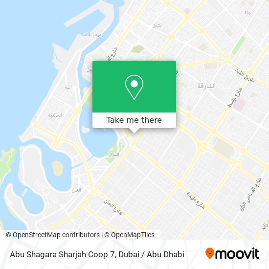 Abu Shagara Sharjah Coop 7 map