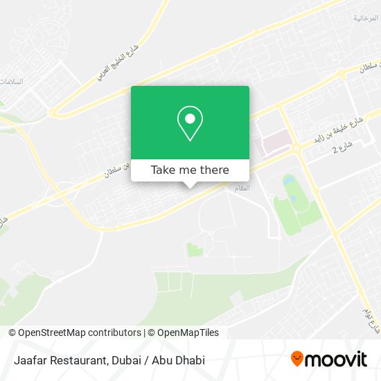 Jaafar Restaurant map