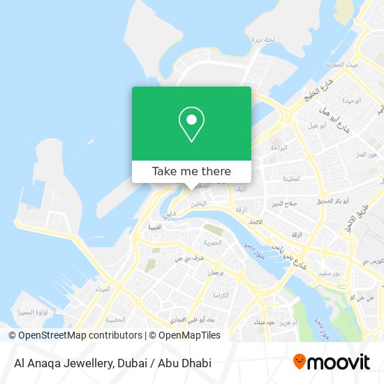 Al Anaqa Jewellery map