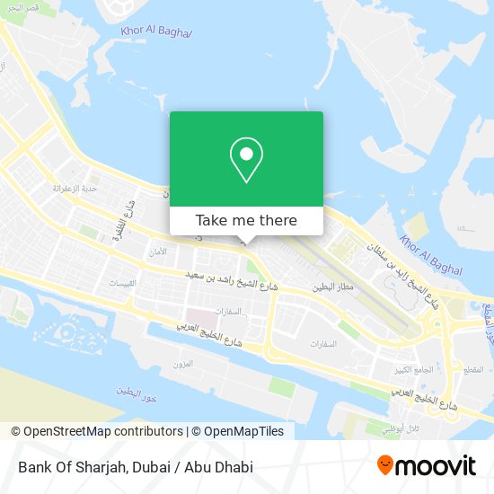 Bank Of Sharjah map