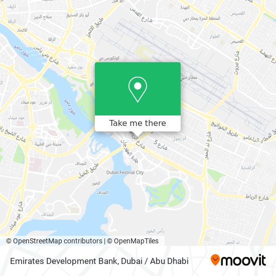 Emirates Development Bank map