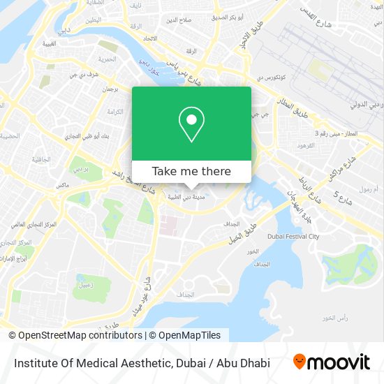 Institute Of Medical Aesthetic map